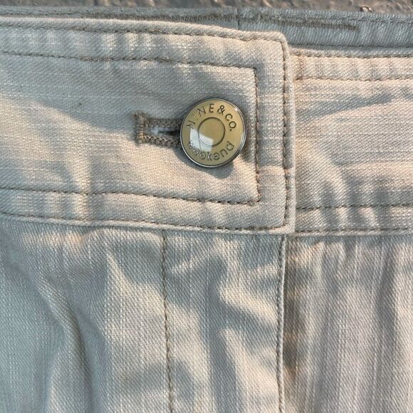 NWT Nine & Co. Weekend Khaki Stretch Pants Size 10 - Picture 4 of 8